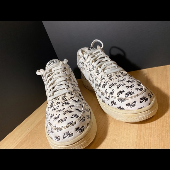 Nike Air Forces 1 Low 07 Qs All Over Logo White’s - Picture 4 of 4